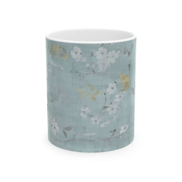 Floral Ceramic Mug - Vintage Floral Design, Tea Lovers Gift, Coffee Cup