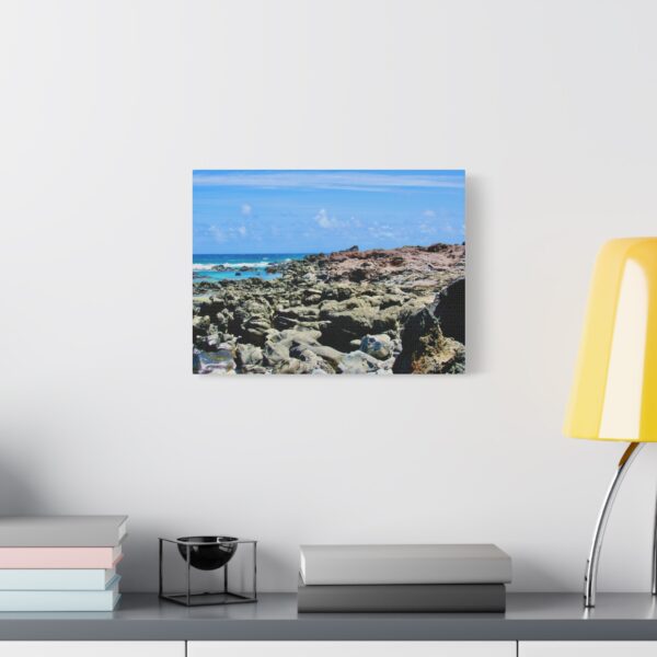 Stretched Canvas Print of Serene Coastal Landscape, Beach Wall Art, Nautical Home Décor, Ocean Lover Gift, Ocean Inspired Decoration - Image 6