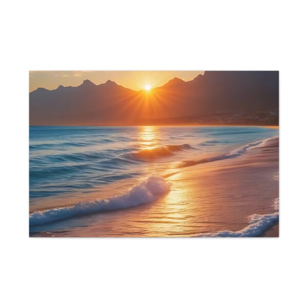 Canvas Wall Art - Serene Beach Sunset, Ocean Decor for Home, Nature Lovers Gift - Image 28