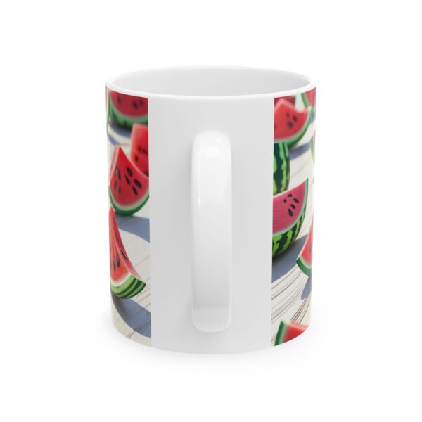 Watermelon Ceramic Mug, Fruit Lover Gift, Kitchen Decor, Summer Drinkware, Gift - Image 2