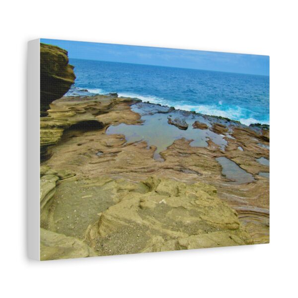 Ocean Wave Matte Canvas Art, Beach Home Decor, Coastal Wall Art, Nautical Gift, Gallery Wrapped Print - Image 4