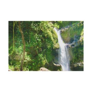 Scenic Waterfall Canvas Art Print, Nature Wall Decor, Home Aesthetic, Gifts for Nature Lovers, Living Room Art, Eco-Friendly Home