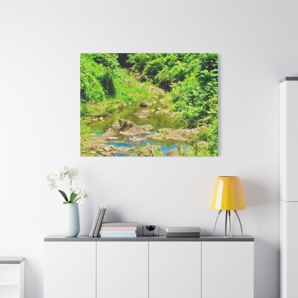 Nature-Inspired Canvas Art Print, Wall Decor, Home Decoration, Green Landscape, Gift for Nature Lovers, Living Room Wall Art - Image 2
