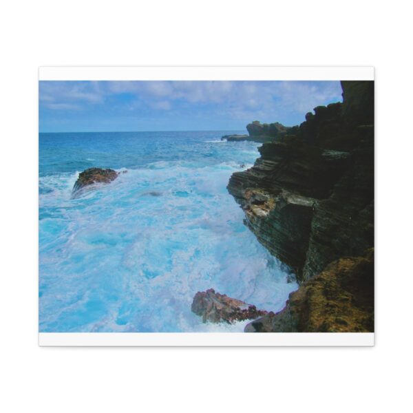 Ocean Waves Matte Canvas Art, Coastal Home Decor, Beach Wall Art, Seascape Print, Nautical Gift - Image 13