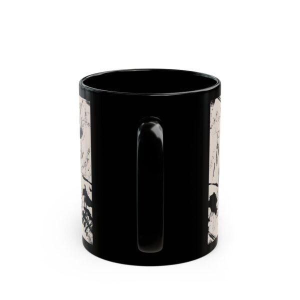 Artistic Black Mug - Unique Coffee Cup, Perfect Gift for Art Lovers, Home Decor - Image 4