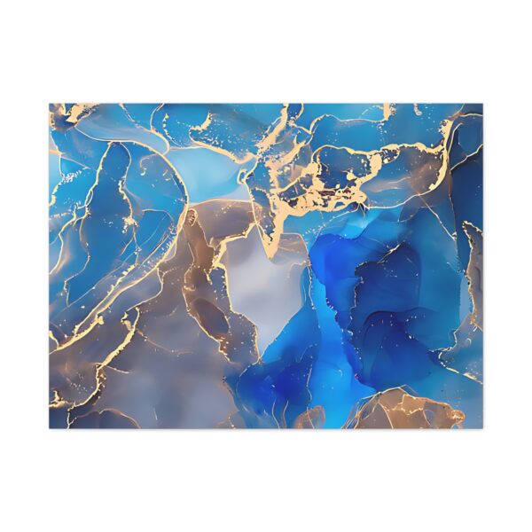 Ocean Wave Canvas Art, Abstract Blue Painting, Home Decor, Wall Art, Modern Decor, Gift for Her, Living Room Wall - Image 5