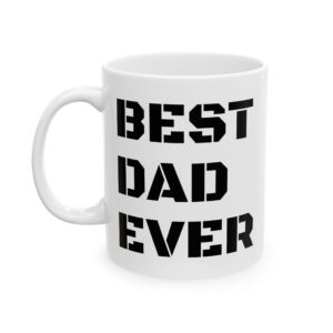 Greatest Dad Ceramic Mug - Coffee Lover Gift for Dads