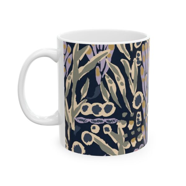 Floral Pattern Ceramic Mug - Cozy Drinkware for Tea and Coffee Lovers - Image 3