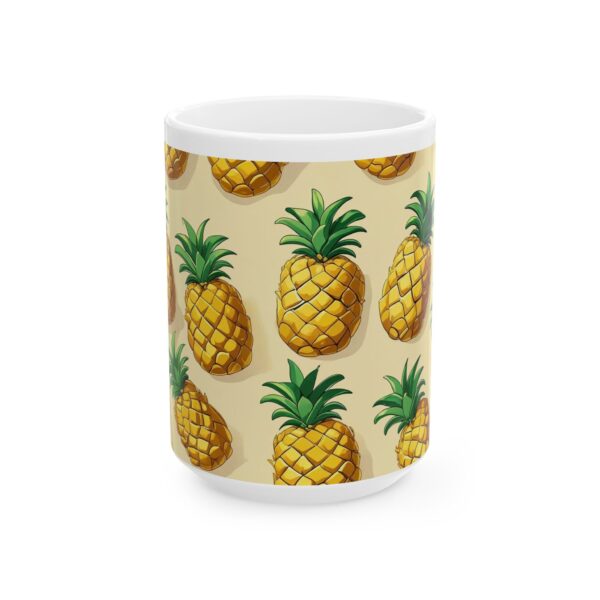 Pineapple Ceramic Mug, Tropical Fruit Design, Summer Coffee Cup, Beach Kitchen - Image 5