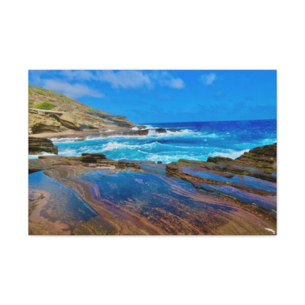 Ocean Vista Matte Canvas Art Print, Beach Decor, Coastal Wall Art, Seascape Canvas, Home Decoration, Nautical Gift - Image 4