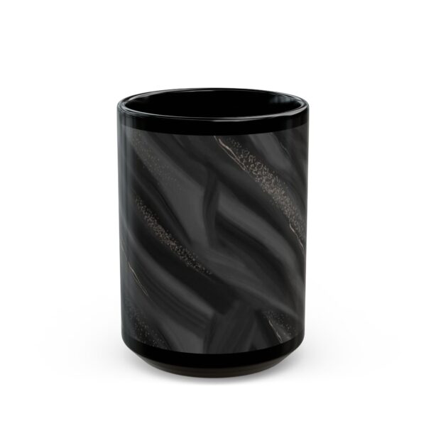 Stylish Black Marble Mug - Perfect for Coffee Lovers, Gift for Birthdays - Image 5