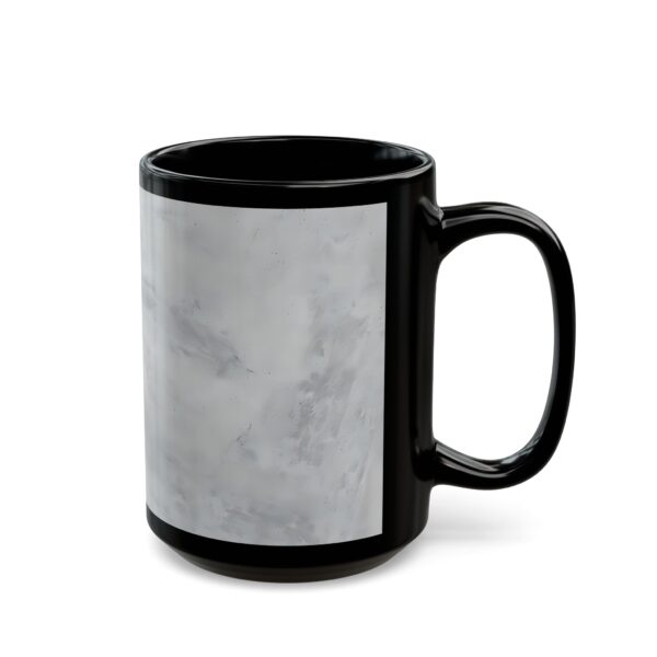 Marble-Inspired Black Mug - Ideal for Coffee Lovers, Office Gifts - Image 6