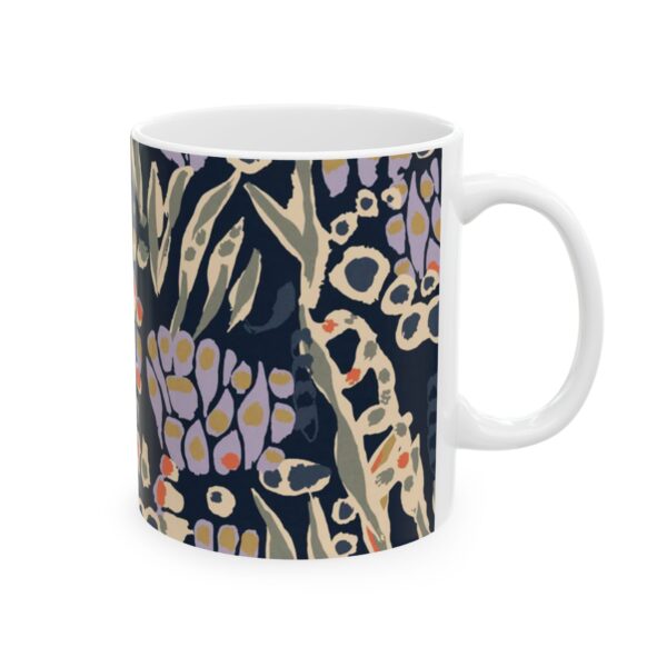 Floral Pattern Ceramic Mug - Cozy Drinkware for Tea and Coffee Lovers - Image 4