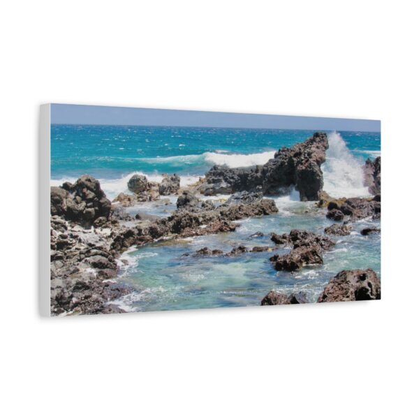 Ocean Wave Canvas Art | Stretched Wall Decor, Coastal Home Decor, Beach Wall Art, Nautical Gift, Seascape Print - Image 7