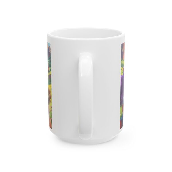 Cartoon Characters Ceramic Mug, Fun Kids Coffee Cup, Cute Animal Design Tea Mug, - Image 2