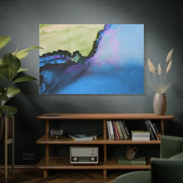 Stretched Canvas Art Print, Colorful Abstract Wall Decor, Home Office Art, Modern Decor, Thoughtful Gift for Art Lovers - Image 3
