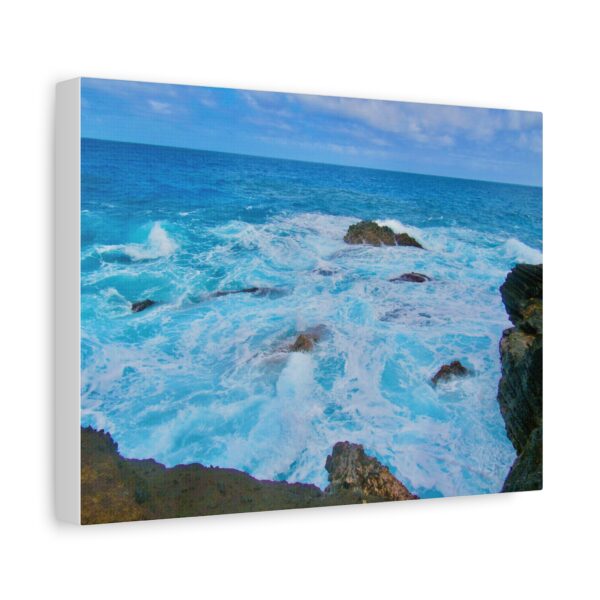 Ocean Wave Canvas Art Print, Nautical Decor, Beach House Wall Art, Coastal Home Decor, Gift for Ocean Lovers - Image 4