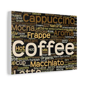 Copy of Coffee Lovers Matte Canvas Wall Art, Coffee Decor, Kitchen Wall Art, Coffee Shop Decor, Gifts for Baristas, Home Cafe Decoration