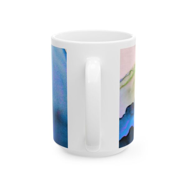 Watercolor Ceramic Mug, Artistic Drinkware, Unique Gift, Home Decor - Image 6