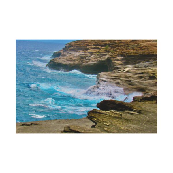 Coastal Serenity Wall Art Canvas, Ocean Art, Home Decor, Beach-Themed Decoration, Seascape Canvas Print, Gift for Nature Lovers - Image 8