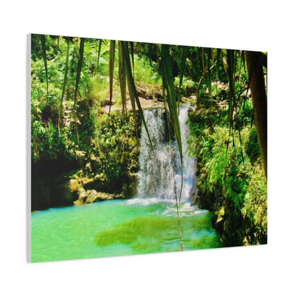 Nature Waterfall Canvas Art Print, Tropical Wall Decor, Home Office Accent, Green Jungle Artwork, Nature Lover Gift, Eco-Friendly Art - Image 6