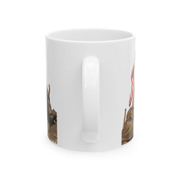 Ceramic Mug with Historic Battle of Iwo Jima Design, Veteran Gift, Home Decor - Image 2