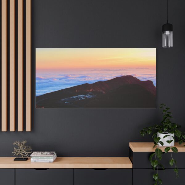 Canvas Wall Art, Motivational Decor, The Haleakala Volcano on Maui Sunrise Above The Clouds Home Decor - Image 9