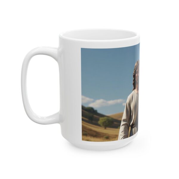 Christian Ceramic Mug - Jesus with Lion Design - Image 7