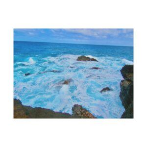 Ocean Wave Canvas Art Print, Nautical Decor, Beach House Wall Art, Coastal Home Decor, Gift for Ocean Lovers