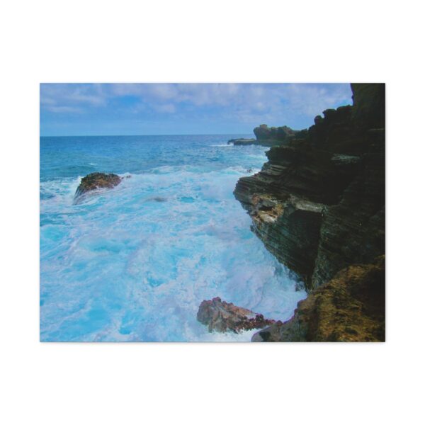 Ocean Waves Matte Canvas Art, Coastal Home Decor, Beach Wall Art, Seascape Print, Nautical Gift - Image 17
