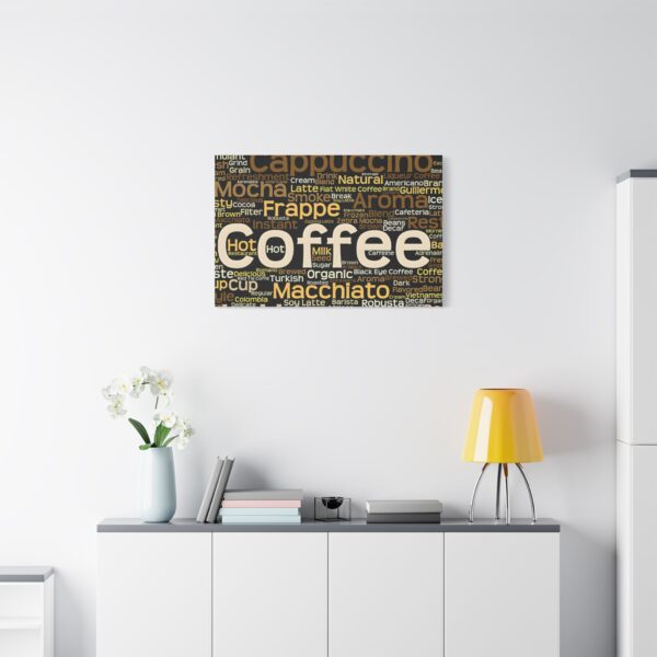 Copy of Coffee Lovers Matte Canvas Wall Art, Coffee Decor, Kitchen Wall Art, Coffee Shop Decor, Gifts for Baristas, Home Cafe Decoration - Image 30