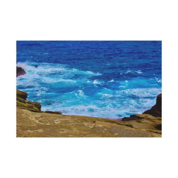 Stretched Canvas Wall Art, Ocean Wave Print, Nature Decor, Coastal Home Decor, Beach Themed Gift, Nautical Wall Art - Image 7