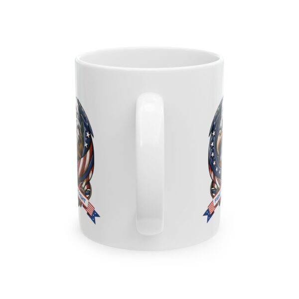 Patriotic Eagle Mug - Ideal for Independence Day, Veteran's Day, Coffee Lovers - Image 3