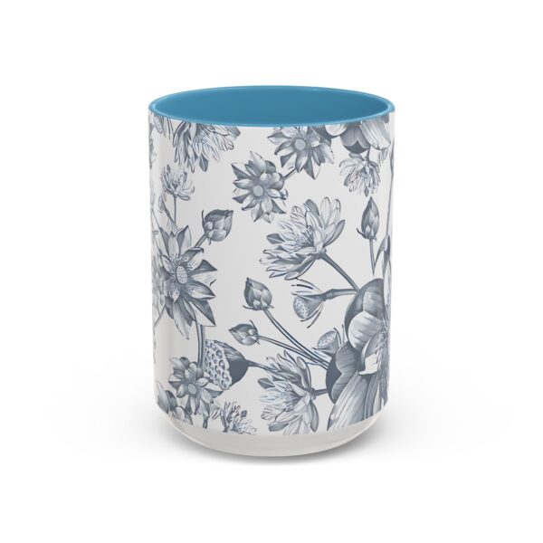 Floral Accent Coffee Mug - Elegant Cup for Home Decor, Gift for Garden Lovers - Image 13