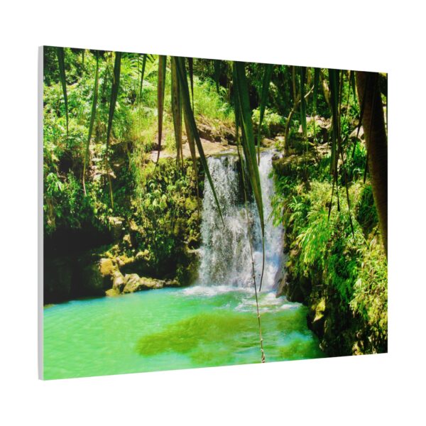 Nature Waterfall Canvas Art Print, Tropical Wall Decor, Home Office Accent, Green Jungle Artwork, Nature Lover Gift, Eco-Friendly Art - Image 2
