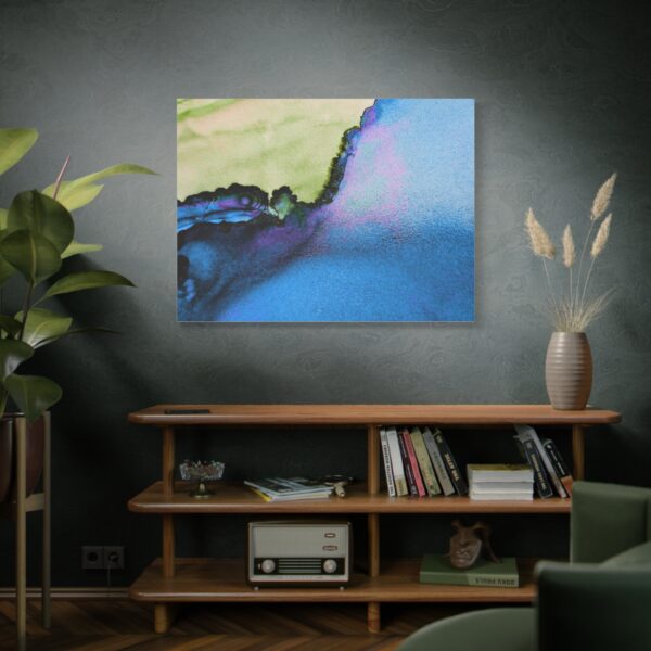 Stretched Canvas Art Print, Colorful Abstract Wall Decor, Home Office Art, Modern Decor, Thoughtful Gift for Art Lovers - Image 4