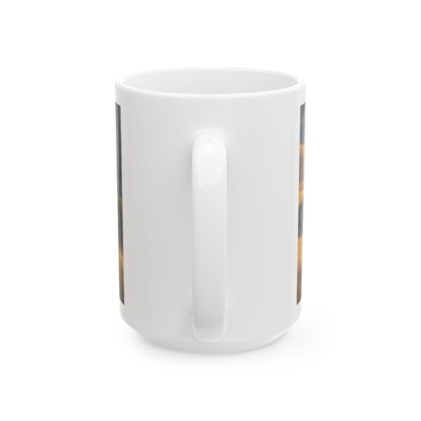 Mug - Christ Walking with Lion Religious Ceramic Mug - Image 2