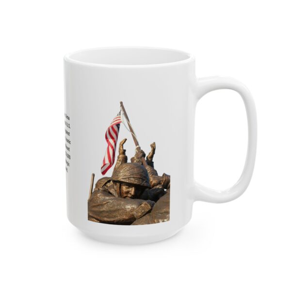 Ceramic Mug with Historic Battle of Iwo Jima Design, Veteran Gift, Home Decor - Image 8