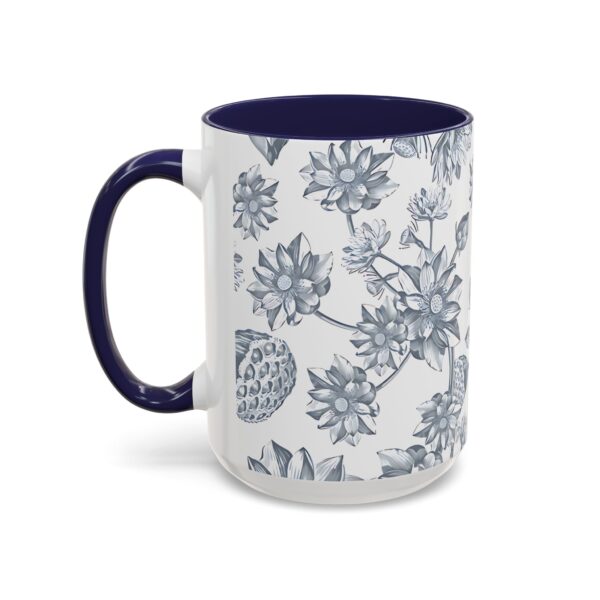 Floral Accent Coffee Mug - Elegant Cup for Home Decor, Gift for Garden Lovers - Image 7