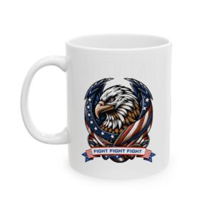 Patriotic Eagle Mug - Ideal for Independence Day, Veteran's Day, Coffee Lovers