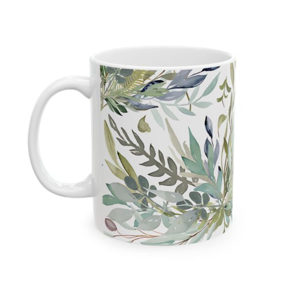 Botanical Ceramic Mug, Nature Lover Gift, Coffee Tea Cup - Image 3