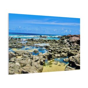 Ocean Serenity Canvas Art Print, Coastal Wall Decor for Beach Lovers, Nautical Home Decor, Gift for Ocean Enthusiasts, Beach House Wall Art