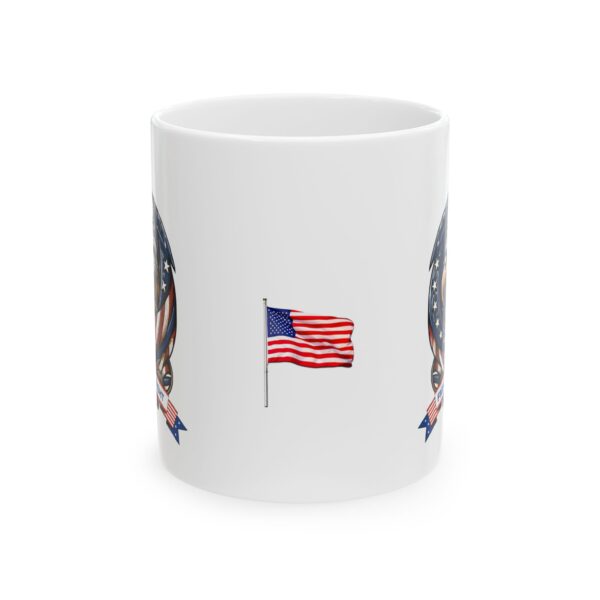 Patriotic Eagle Mug - Ideal for Independence Day, Veteran's Day, Coffee Lovers - Image 2