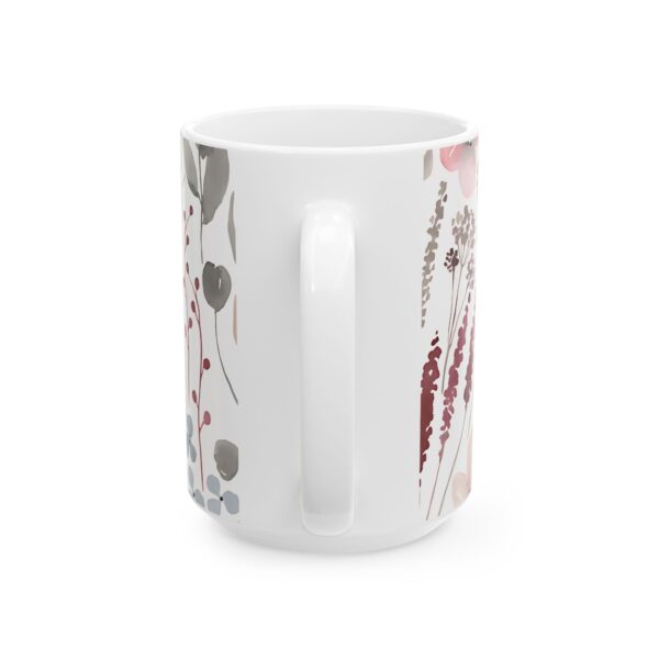 Floral Ceramic Mug, Colorful Flower Coffee Cup, Gift for Her, Tea Mug - Image 6