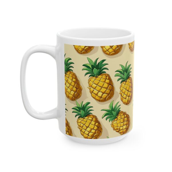 Pineapple Ceramic Mug, Tropical Fruit Design, Summer Coffee Cup, Beach Kitchen - Image 7