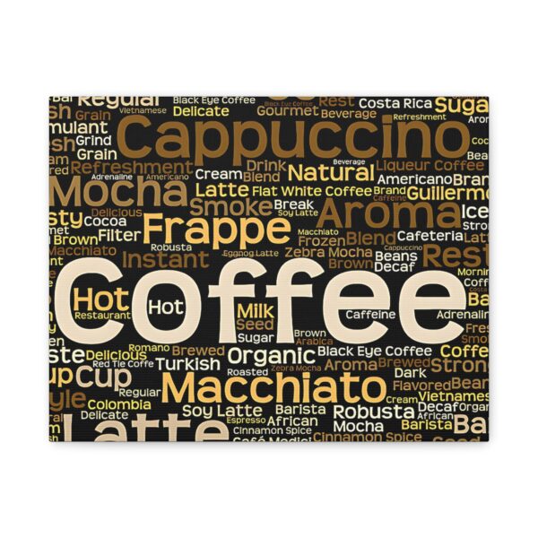 Coffee Lovers Wall Art, Coffee Decor, Matte Canvas Print, Kitchen Decor, Barista - Image 4
