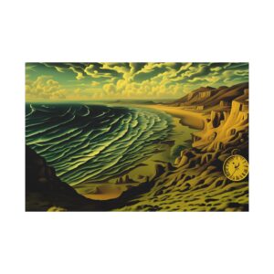 Coastal Dreamscape Canvas Art | Ocean Wall Decor, Nature Art, Beach Home Decor, Gift for Ocean Lovers, Serene Landscape Painting