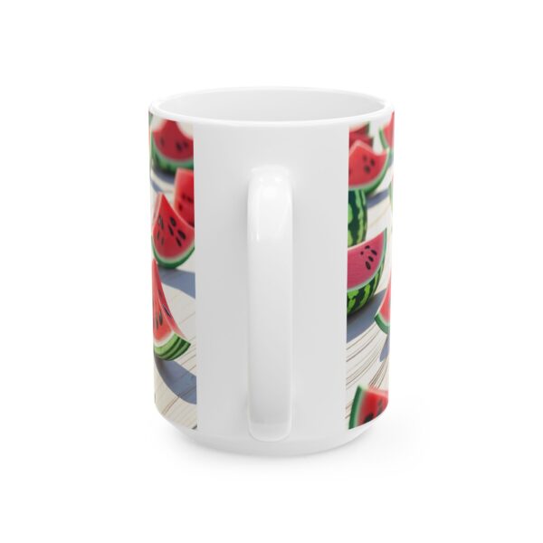 Watermelon Ceramic Mug, Fruit Lover Gift, Kitchen Decor, Summer Drinkware, Gift - Image 6