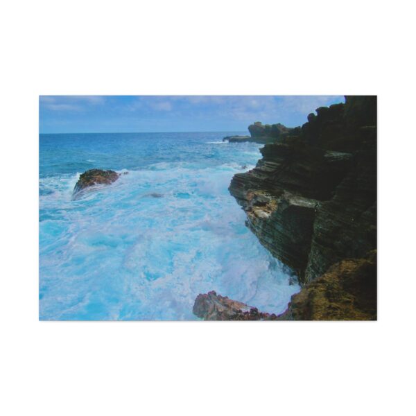 Ocean Waves Matte Canvas Art, Coastal Home Decor, Beach Wall Art, Seascape Print, Nautical Gift - Image 31