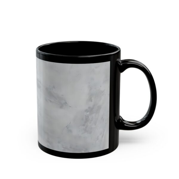 Marble-Inspired Black Mug - Ideal for Coffee Lovers, Office Gifts - Image 2